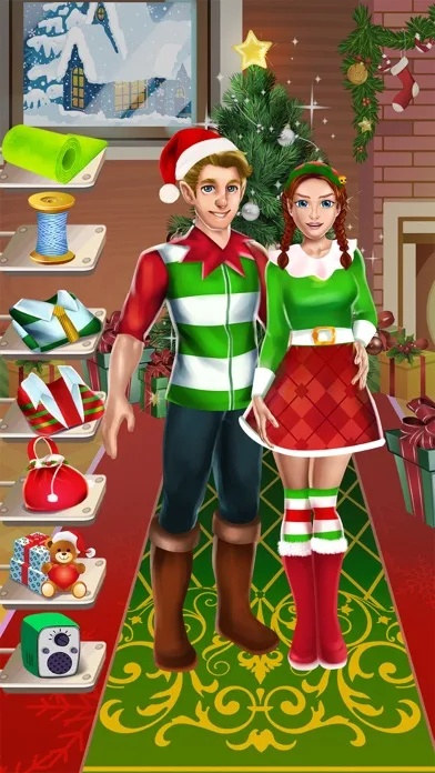 Christmas Hair Nail Salon Game screenshot 4