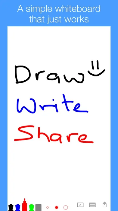 Simple Whiteboard by Qrayon screenshot 1