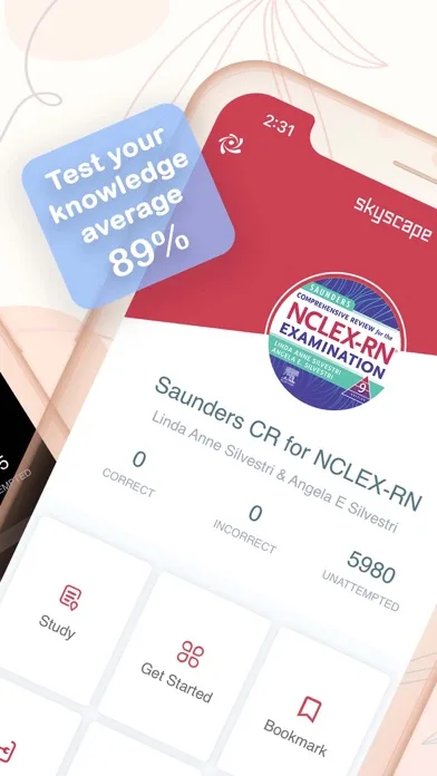 Saunders Comp Review NCLEX RN screenshot 2