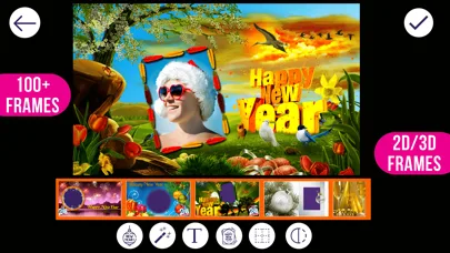 New Year Photo Frames screenshot 2