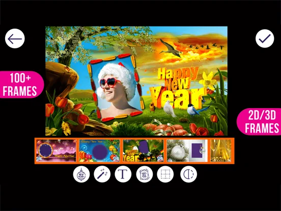 New Year Photo Frames screenshot 4