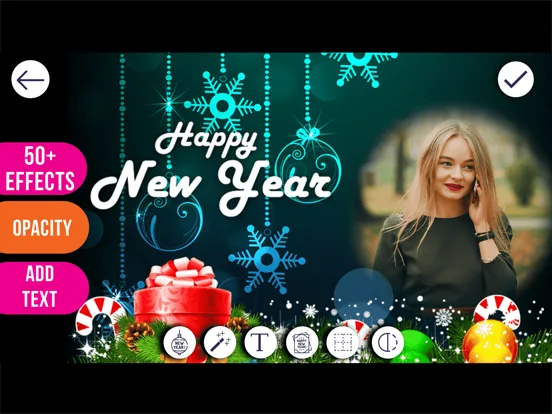 New Year Photo Frames screenshot 5