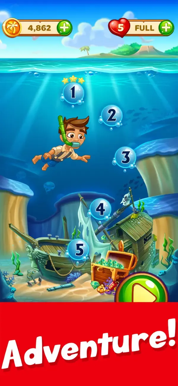 Tropic Trouble Match 3 Builder screenshot 5