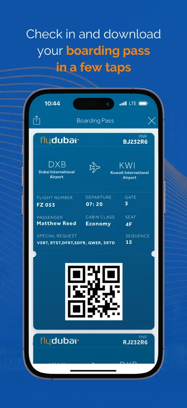 flydubai screenshot 3