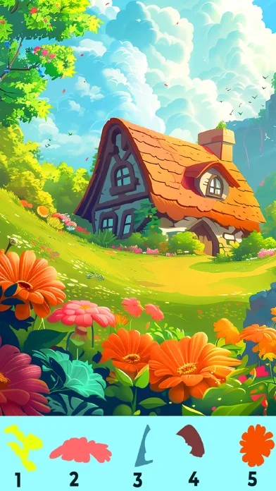 Paint by number for adults screenshot 1