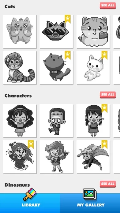 Color by number - Unicorns Art screenshot 3