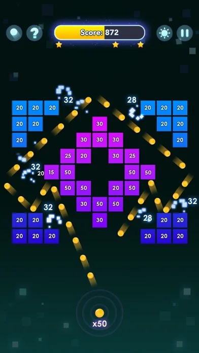 Bricks n Balls - Block Breaker screenshot 1