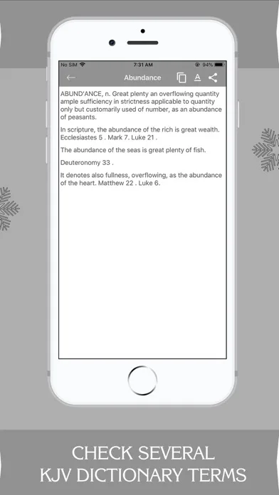 KJV Bible Dictionary - Offline screenshot 2