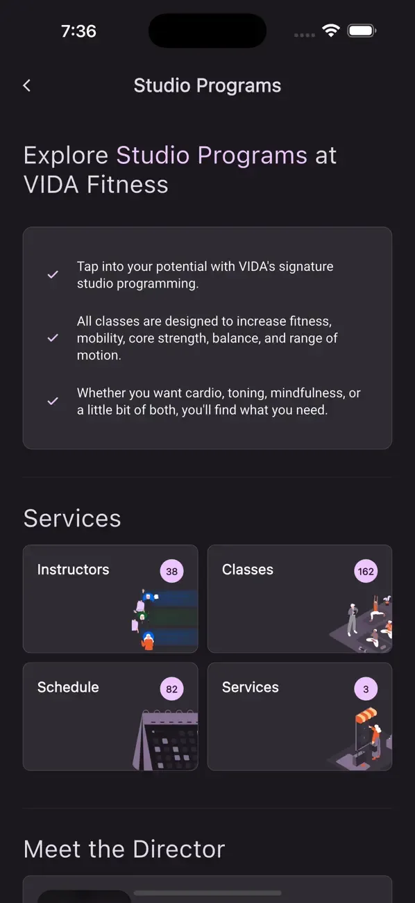 VIDA Fitness Official App screenshot 4