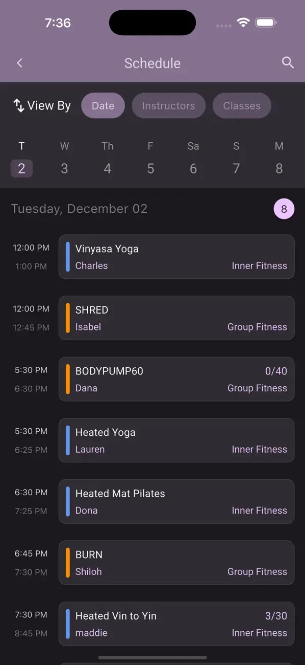 VIDA Fitness Official App screenshot 5
