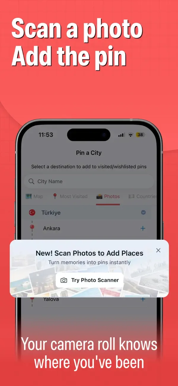 Pin Traveler: Track Travel Map screenshot 4