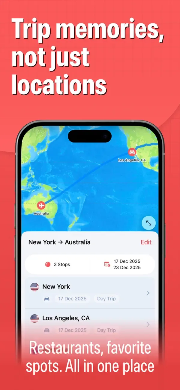 Pin Traveler: Track Travel Map screenshot 5