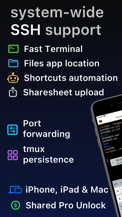 SSH Client - Secure ShellFish screenshot 1