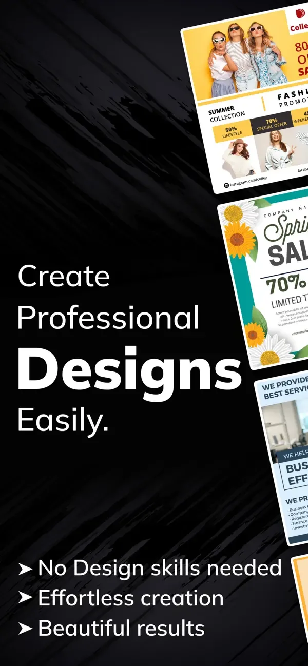 Flyer Maker + Poster Maker screenshot 1