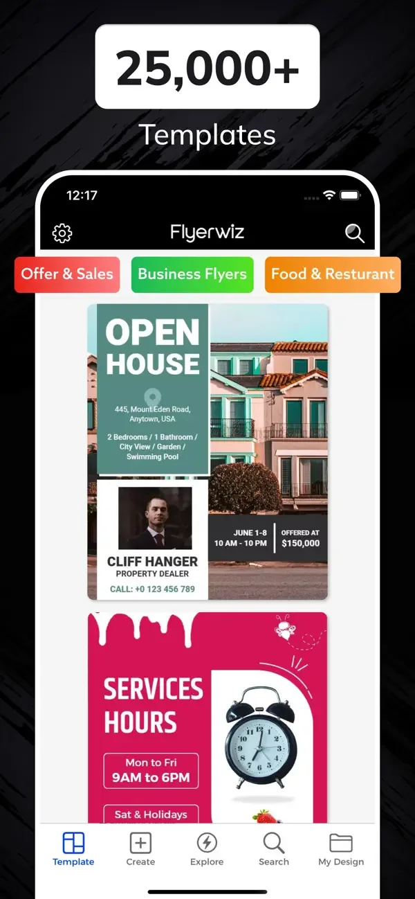 Flyer Maker + Poster Maker screenshot 4