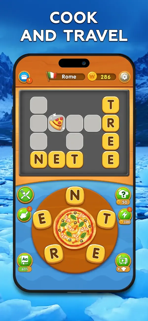 Word Pizza: Crossword Games screenshot 2