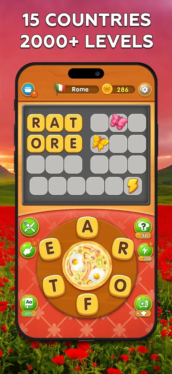 Word Pizza: Crossword Games screenshot 3