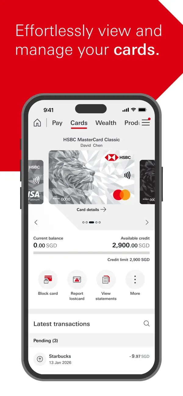 HSBC Singapore screenshot 4