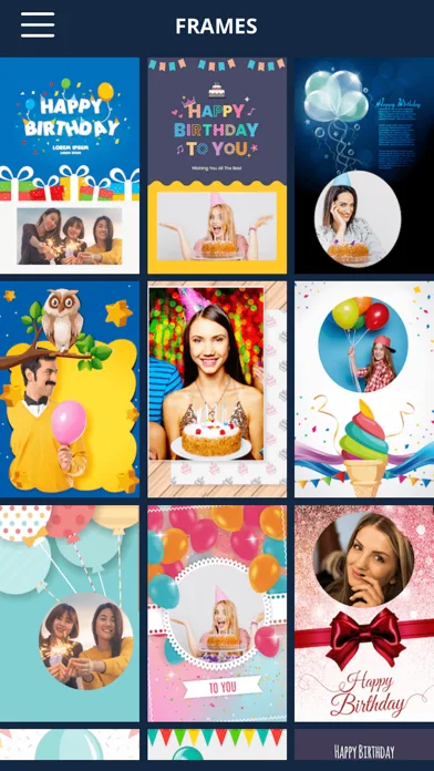 Birthday Photo Collage screenshot 1