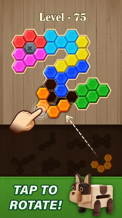 Block Hexa Puzzle: Wooden Game screenshot 2