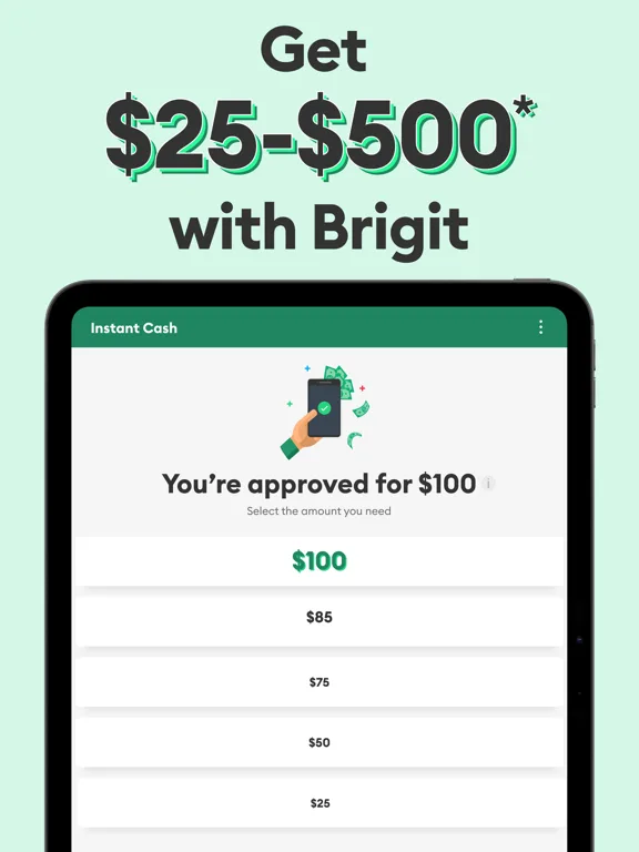 Brigit: Cash Advance & Credit screenshot 1