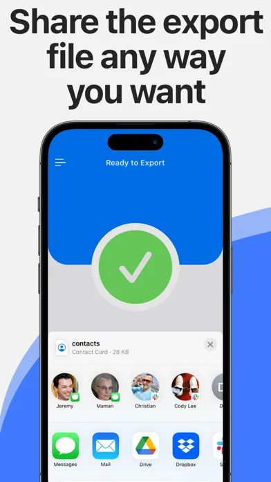 Export Contact screenshot 2