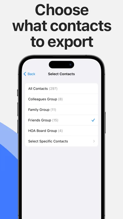 Export Contact screenshot 4