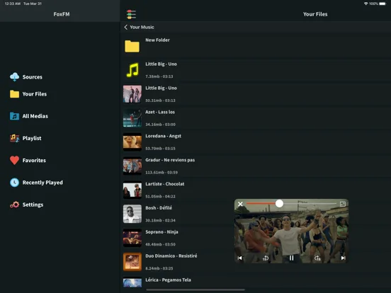 FoxFM - Offline Video Player screenshot 5