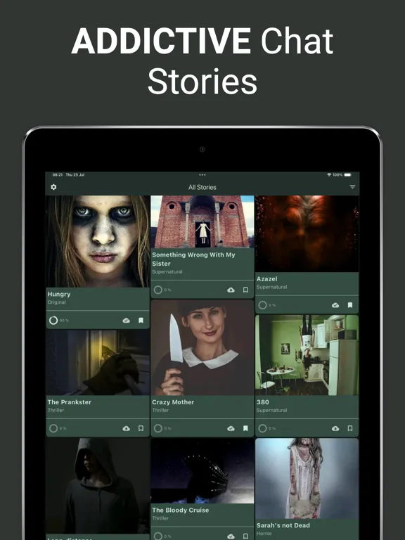Scary Chat Stories - Addicted screenshot 1