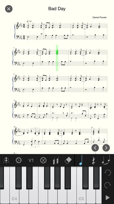 Piano+ - Sheet Music Composer screenshot 1