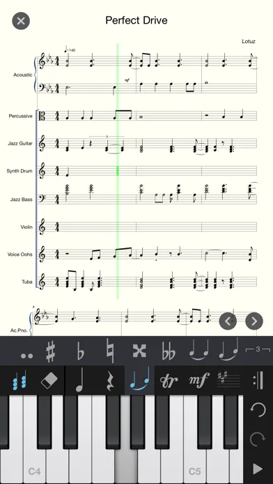 Piano+ - Sheet Music Composer screenshot 2