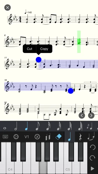 Piano+ - Sheet Music Composer screenshot 3