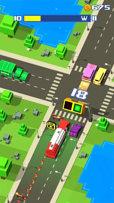 Crossy Crash Traffic Panic screenshot 1