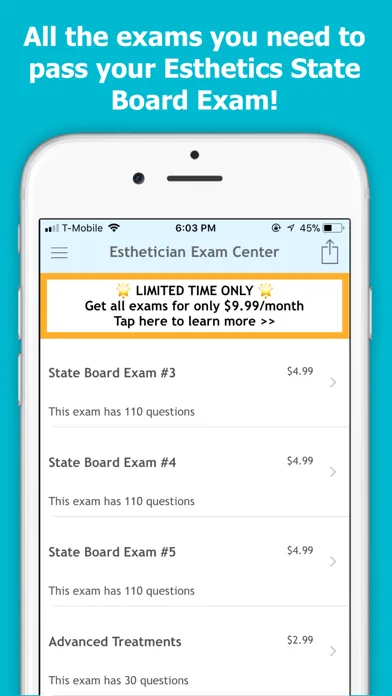 Esthetician Exam Center screenshot 3