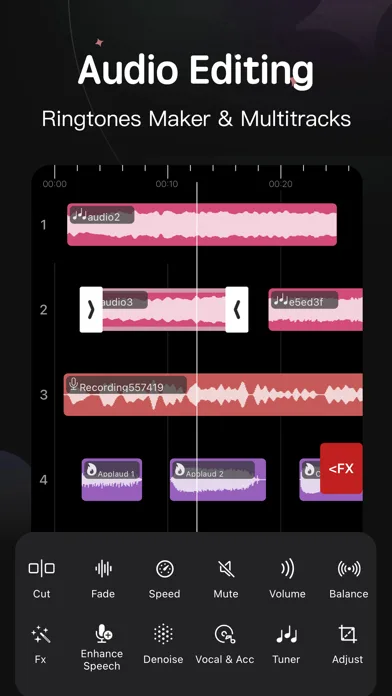 Audio Editor - Music Mixer screenshot 1
