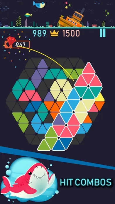 Trigon : Triangle Block Puzzle screenshot 2