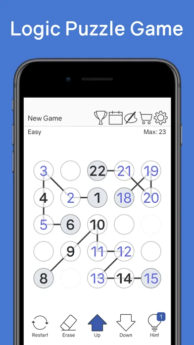 Number Chain - Logic Puzzle screenshot 1