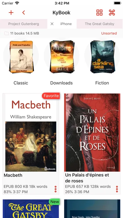 KyBook 3 Ebook Reader screenshot 1