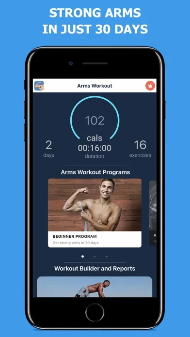 Arm Workout at Home screenshot 1