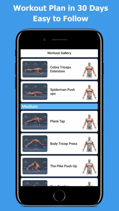 Arm Workout at Home screenshot 5