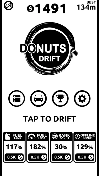 Donuts Drift - Slide Drifting screenshot 4