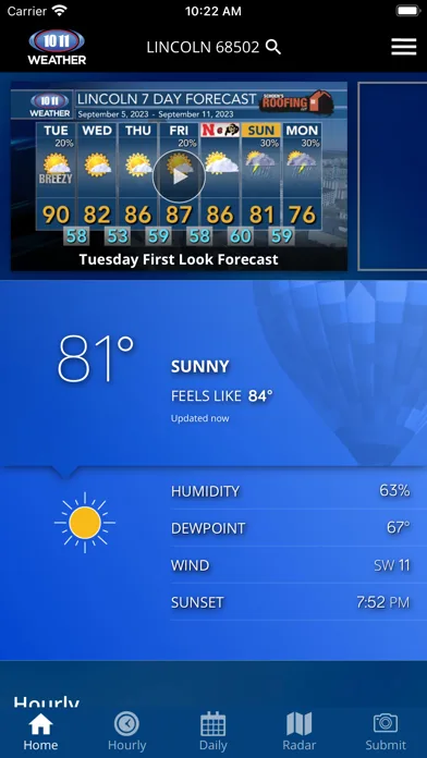 10/11 NOW Weather screenshot 1