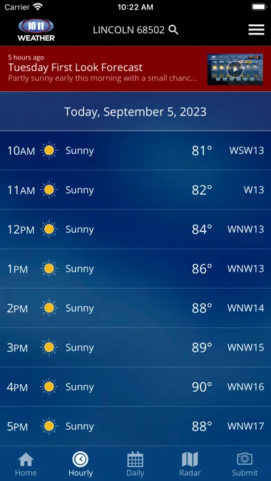 10/11 NOW Weather screenshot 2