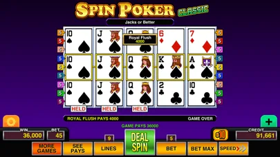 Spin Poker Pro - Casino Games screenshot 4
