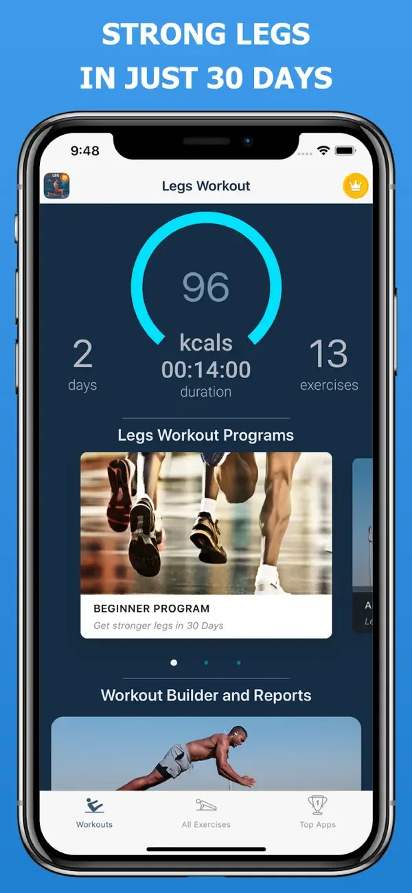 Legs Workout at Home screenshot 1