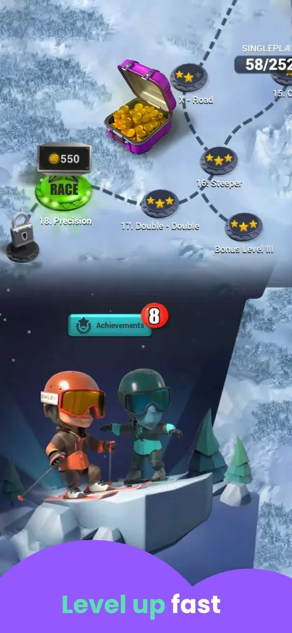 Skiing Games for Kids screenshot 2