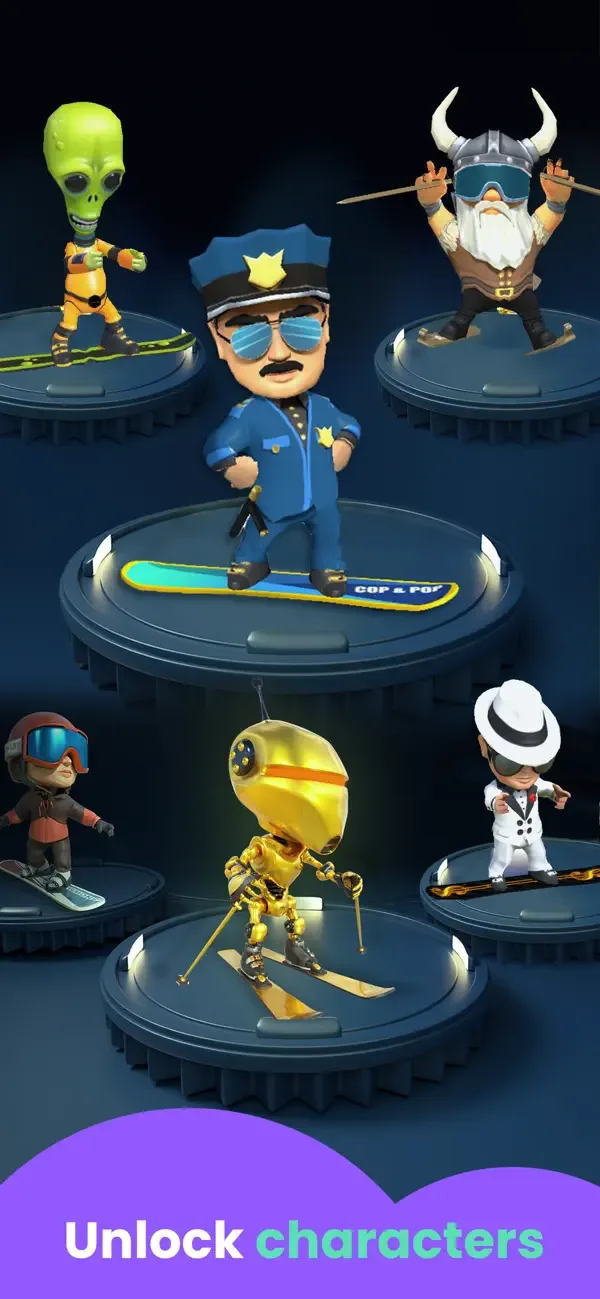 Skiing Games for Kids screenshot 3