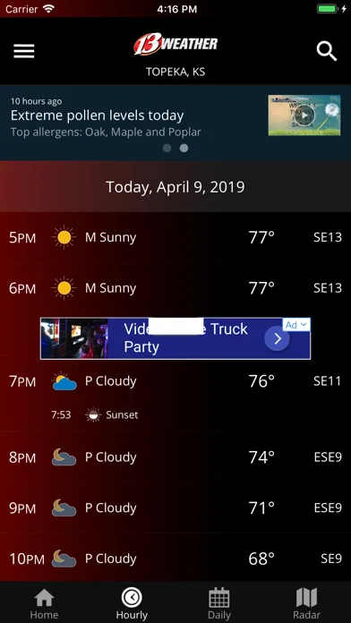 WIBW 13 Weather app screenshot 3