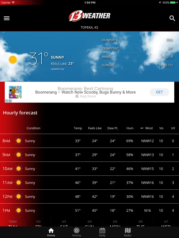 WIBW 13 Weather app screenshot 5