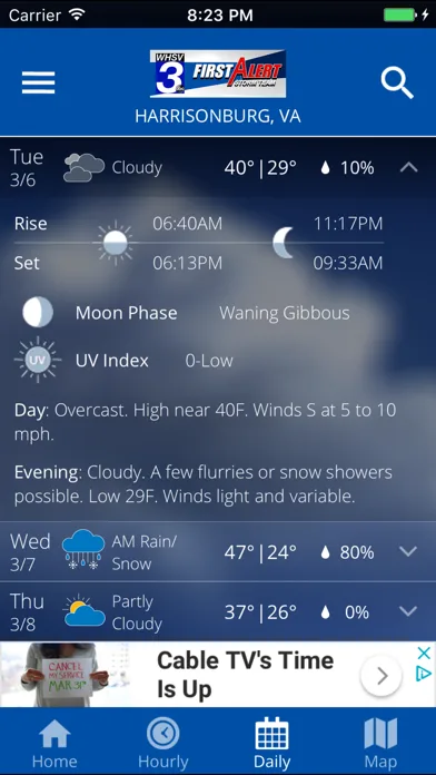WHSV-TV3 Weather screenshot 3